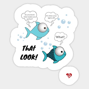 That Look Fish Sticker